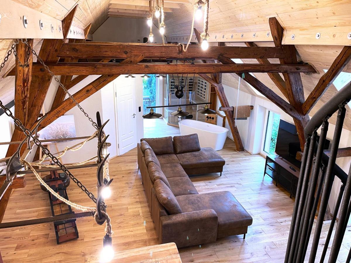 Apartmán Igelnest Grossthiemig Exteriér fotografie