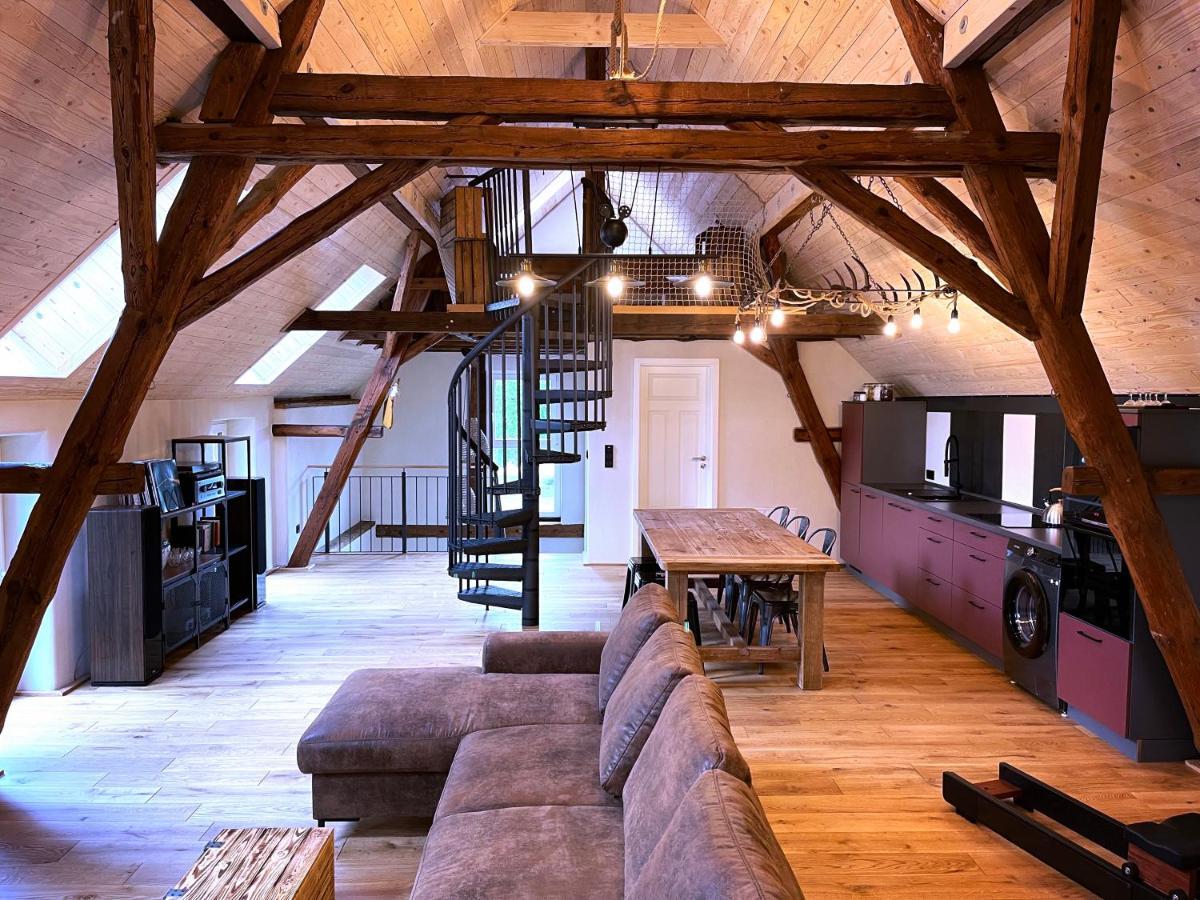 Apartmán Igelnest Grossthiemig Exteriér fotografie