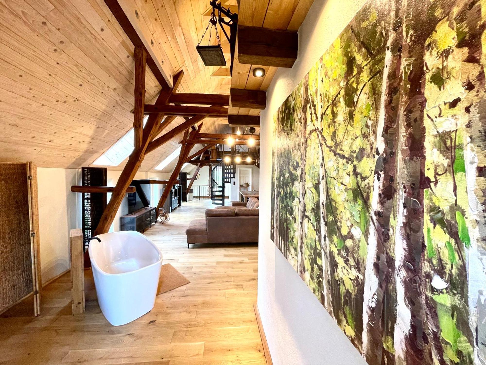 Apartmán Igelnest Grossthiemig Exteriér fotografie