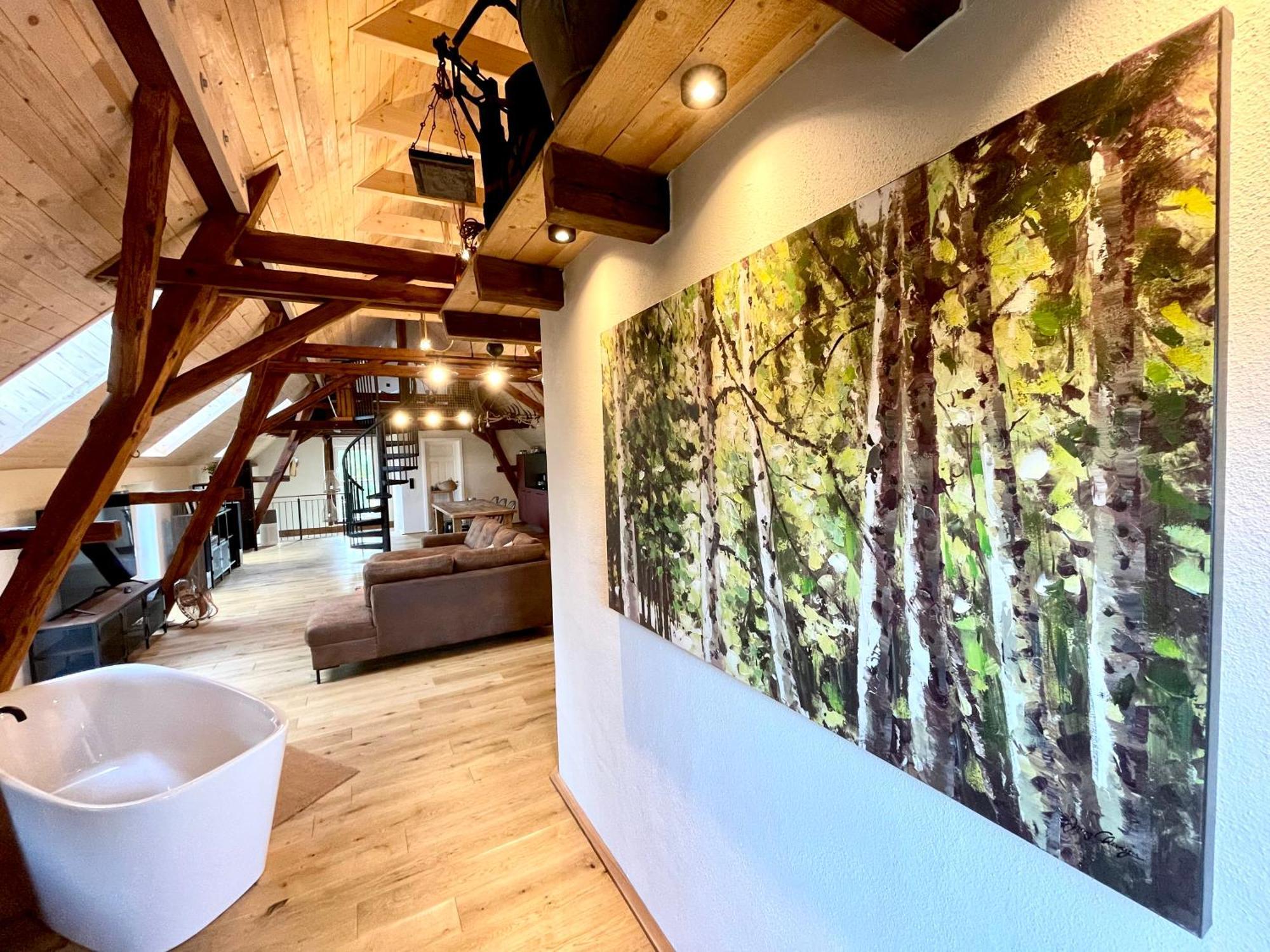 Apartmán Igelnest Grossthiemig Exteriér fotografie