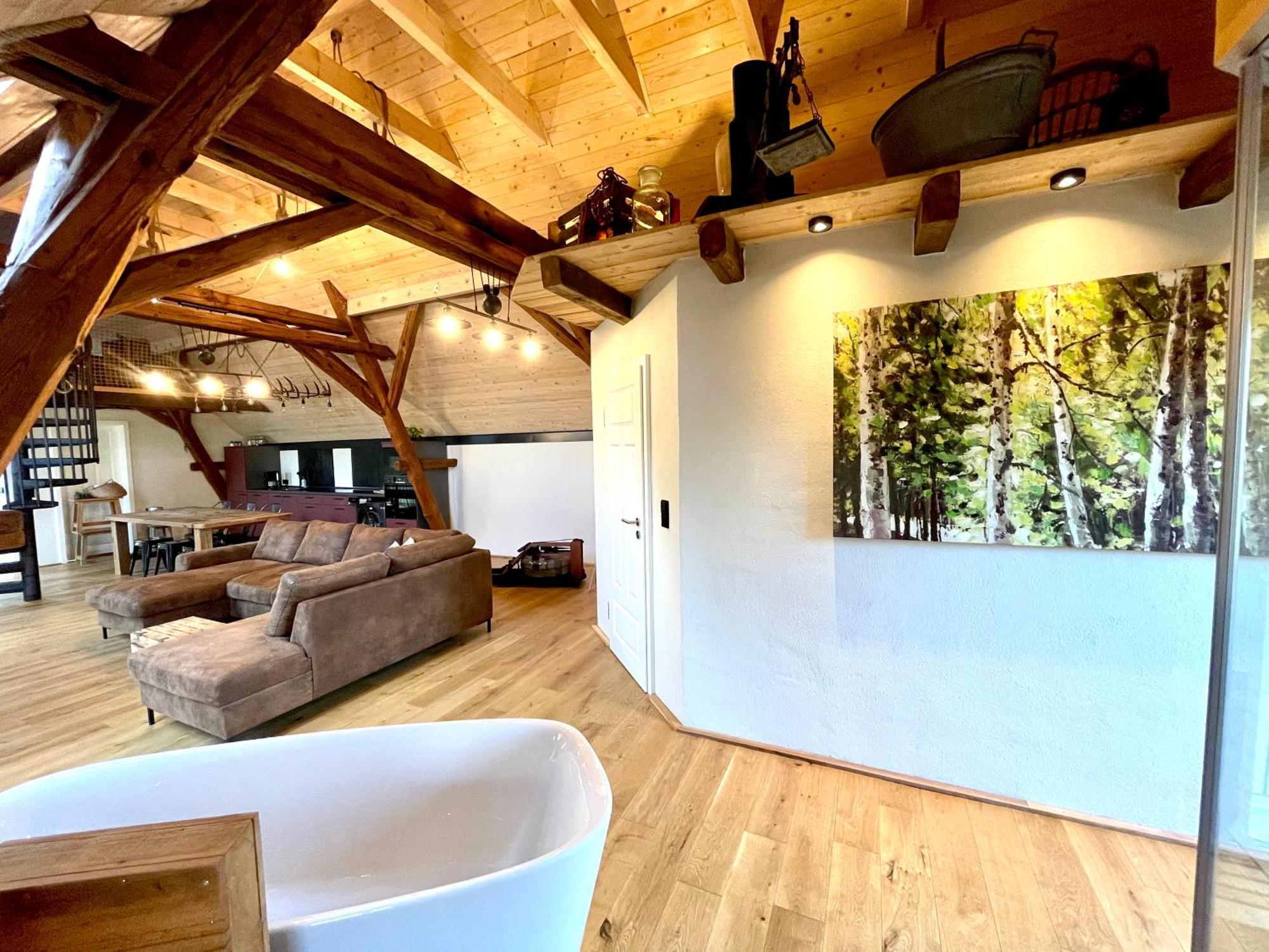 Apartmán Igelnest Grossthiemig Exteriér fotografie
